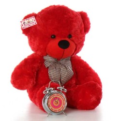 2.5 Feet Red Big Teddy Bear with a Bow